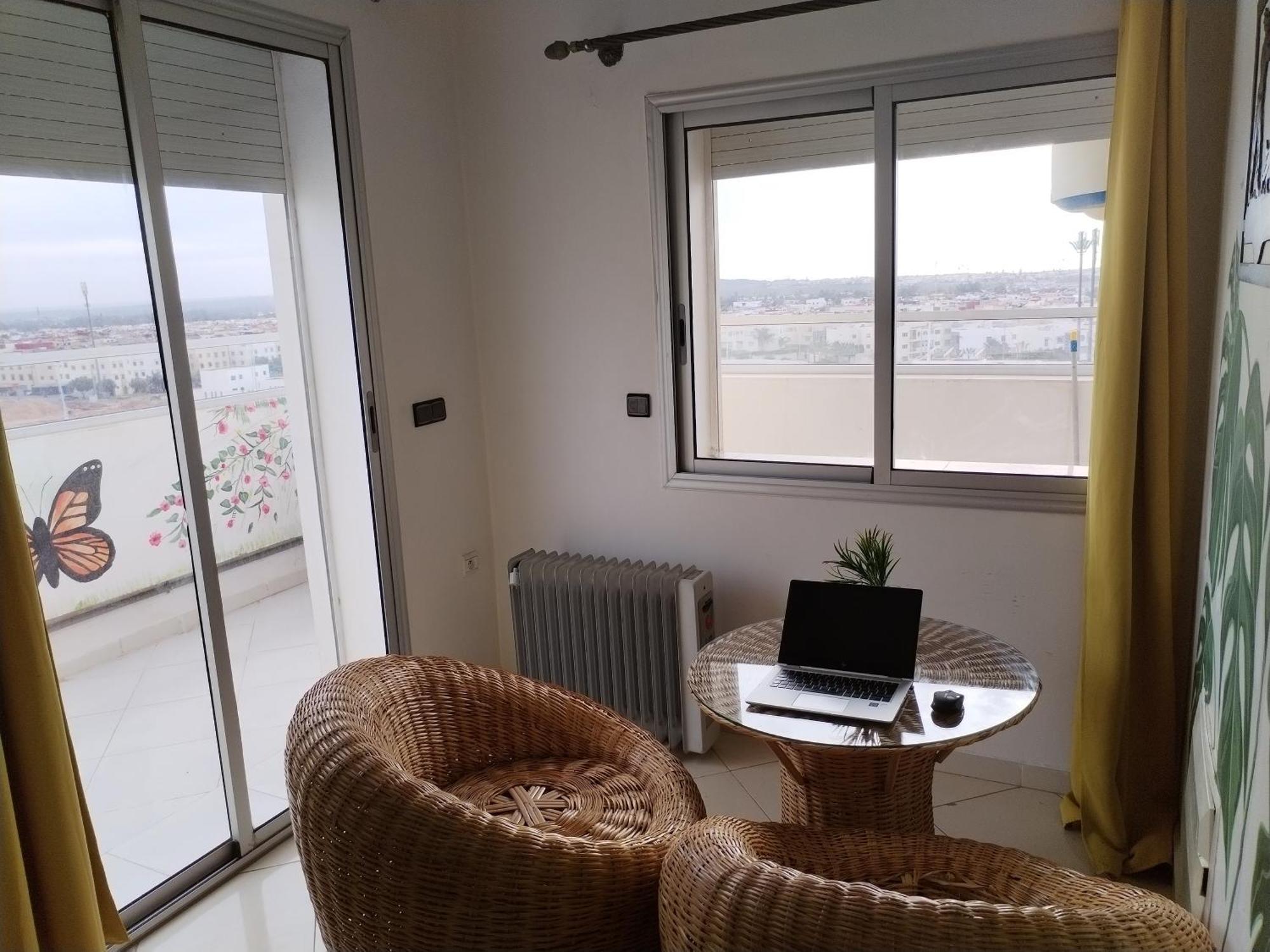 Large Sea View Studio Apartment Agadir Luaran gambar