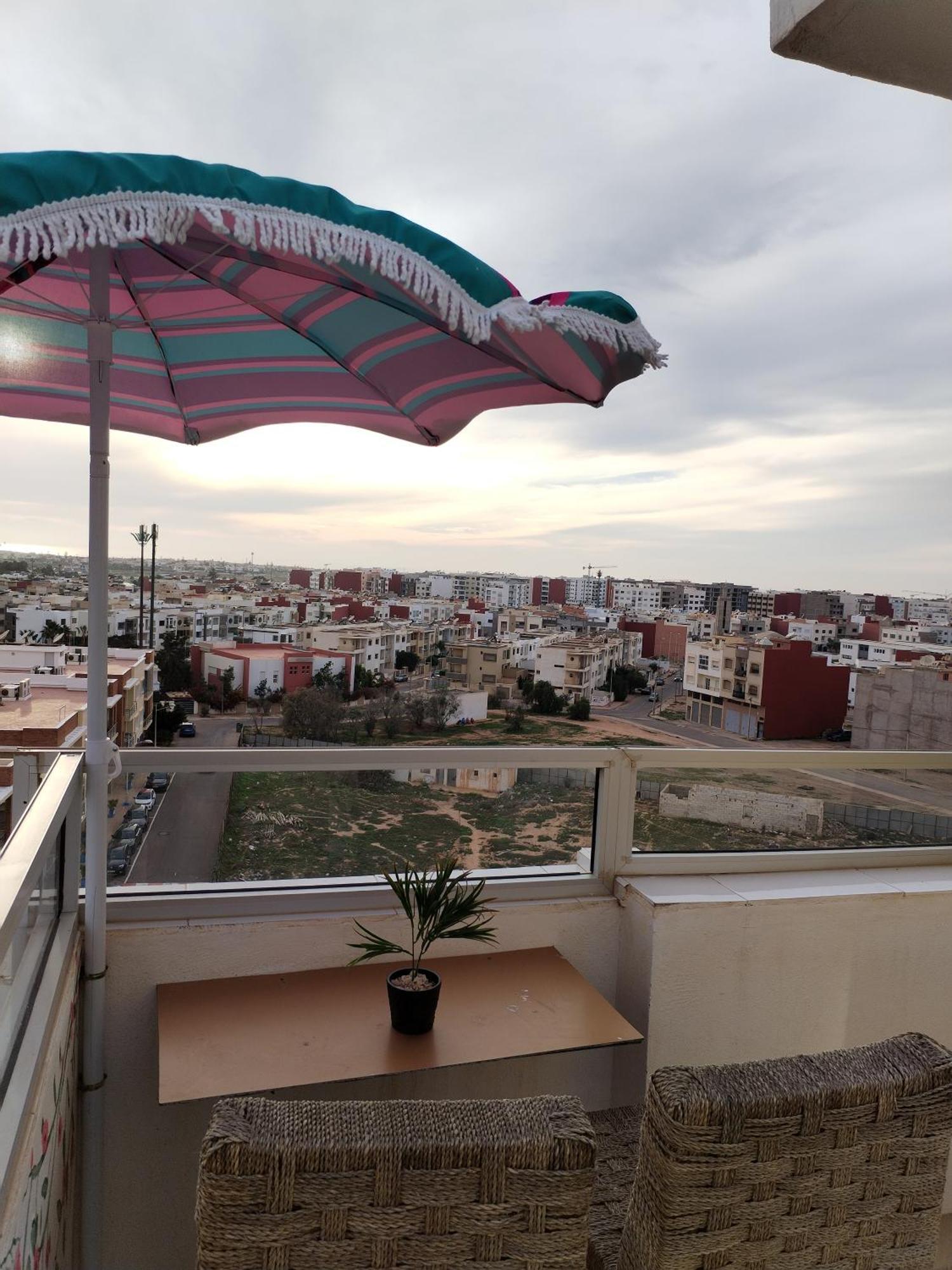 Large Sea View Studio Apartment Agadir Luaran gambar
