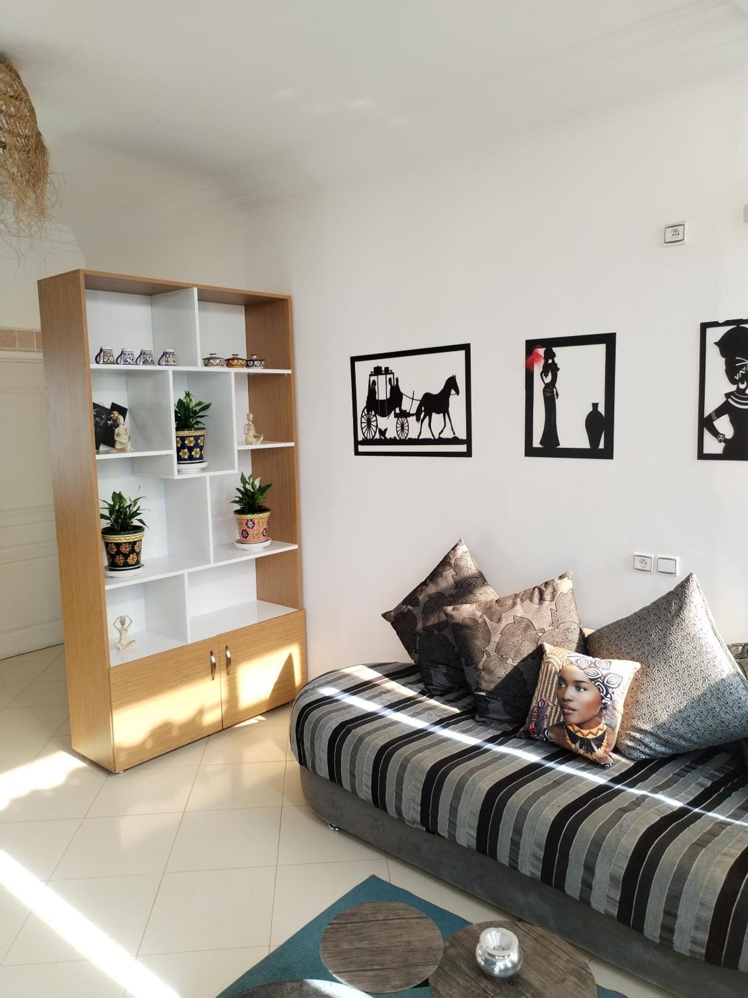 Large Sea View Studio Apartment Agadir Luaran gambar