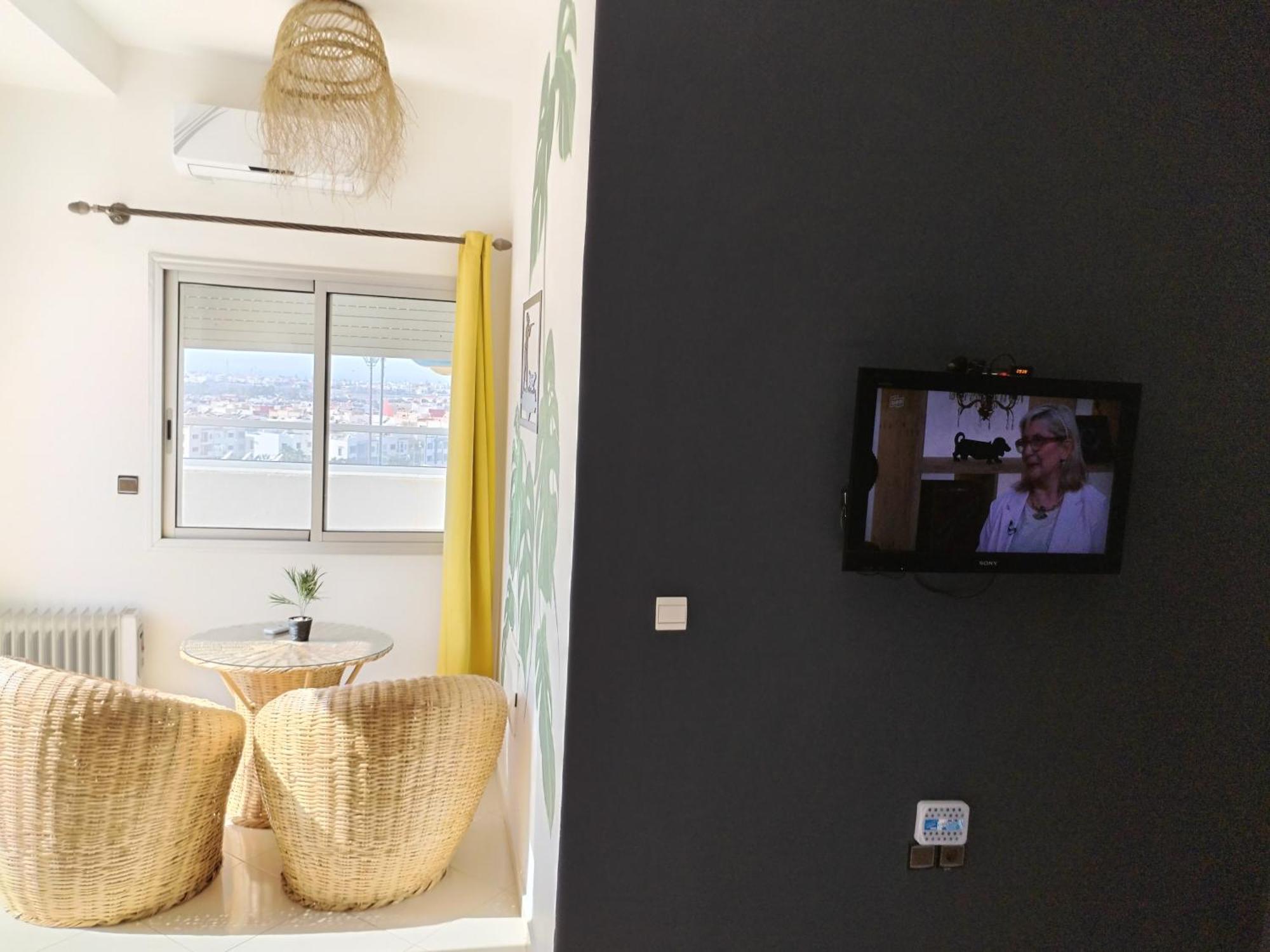 Large Sea View Studio Apartment Agadir Luaran gambar